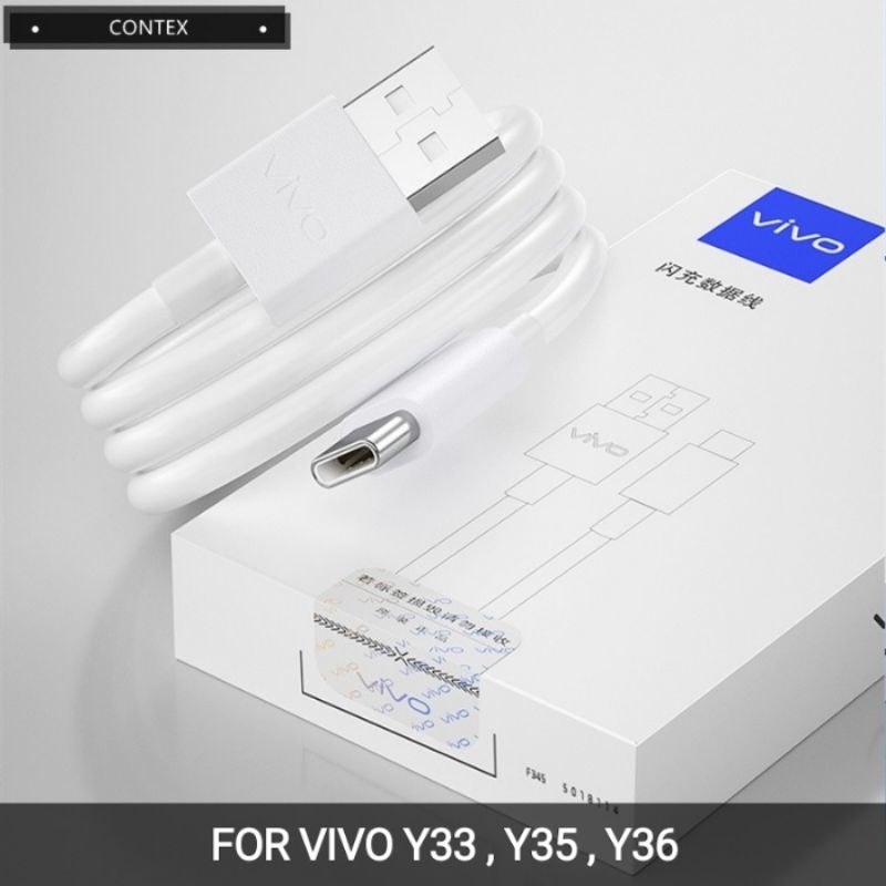 KABEL DATA / CABEL CHARGER VIVO Y100 , V27E , V29E , Y27 ,  Y33 , Y35 , Y36 FAST CHARGING TYPE C ORI