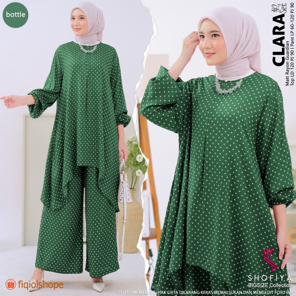 SETELAN WANITA CLARA SET #2 LD 120 BY SHOFIYA