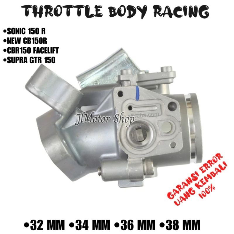 TUAS GAS TB THROTTLE BODY RACING SONIC 150 R NEW CB150 R LED NEW CBR 150 R FACELIFT UKURAN 32 34 36 