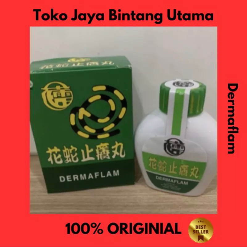 Dermaflam / Snake Itch Removing Pills (Obat Gatal)