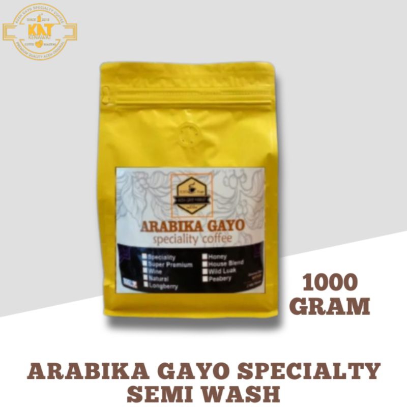 

KOPI ARABICA GAYO 1 Kg KOPI BUBUK ACEH ASLI ORIGINAL BIJI HITAM SANGRAI SPECIALTY SEMIWASH
