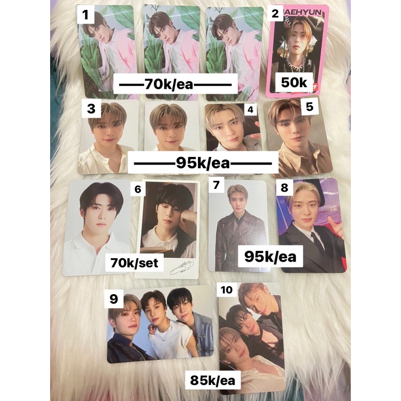 PHOTOCARD PC NCT 127 | DOJAEJUNG JAEHYUN DJJ, JAEHYUN PNS, JAEHYUN DCON, JAEHYUN NATURE REPUBLIC