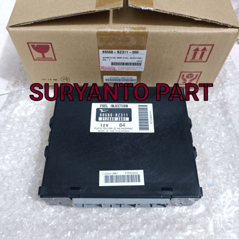 Ecu Komputer Computer Control Engine Mesin Toyota Rush/Terios(Original)89560-BZ310/89560-BZ311