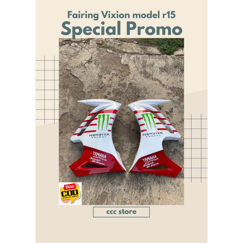 Half fairing vixion nvl model ninja fi