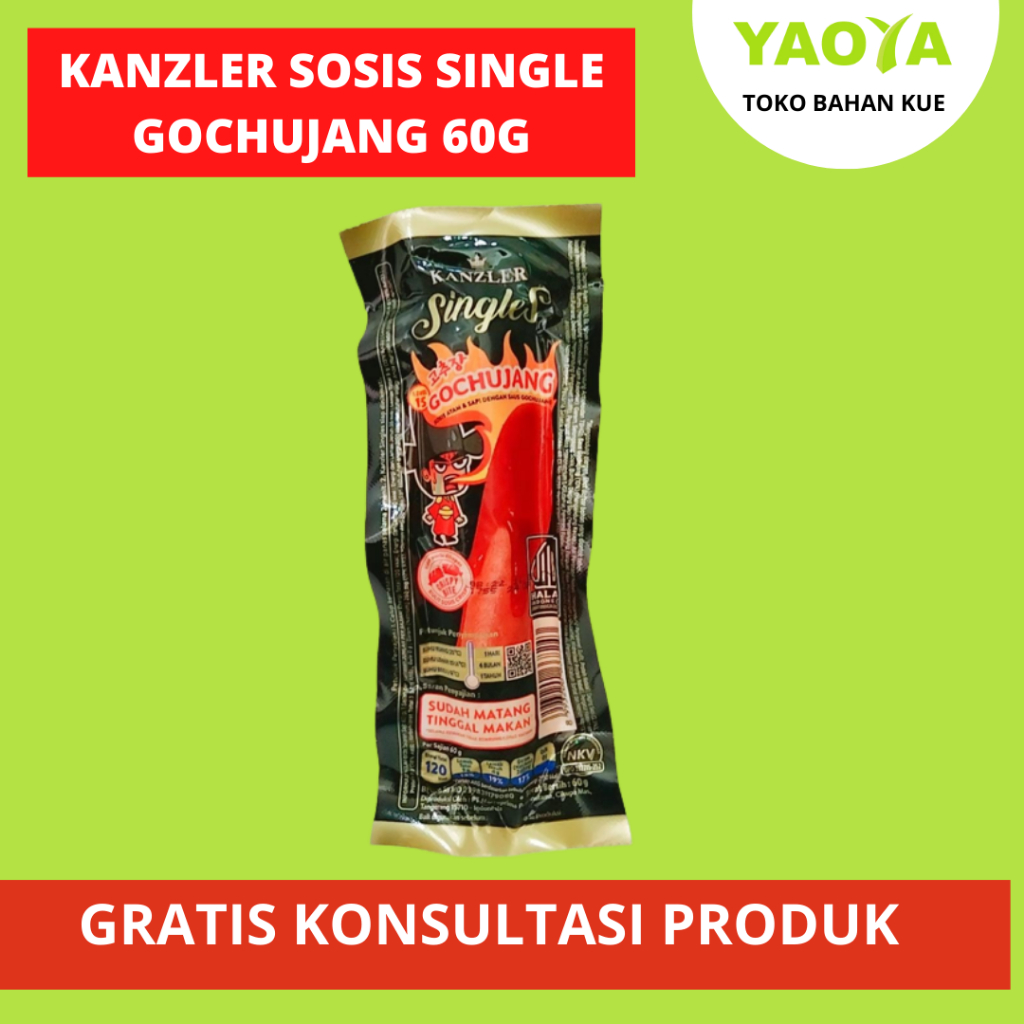 

KANZLER SOSIS SINGLE GOCHUJANG 60G