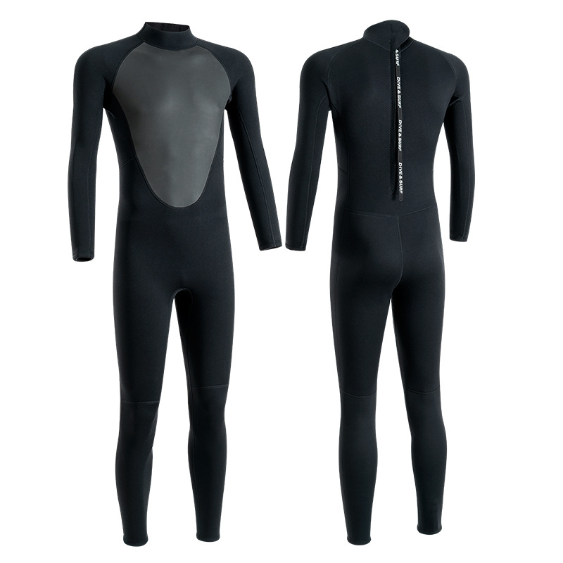 Baju selam pria 3MM Neoprene sy030021 Wetsuit Scuba Diving Suit Men's One-piece Long Sleeve Anti-Jel