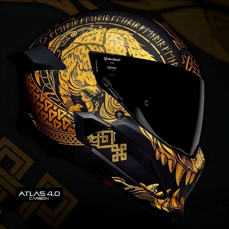 RUROC ATLAS 4.0 FENRIR CARBON FIBRE HELM MOTOR