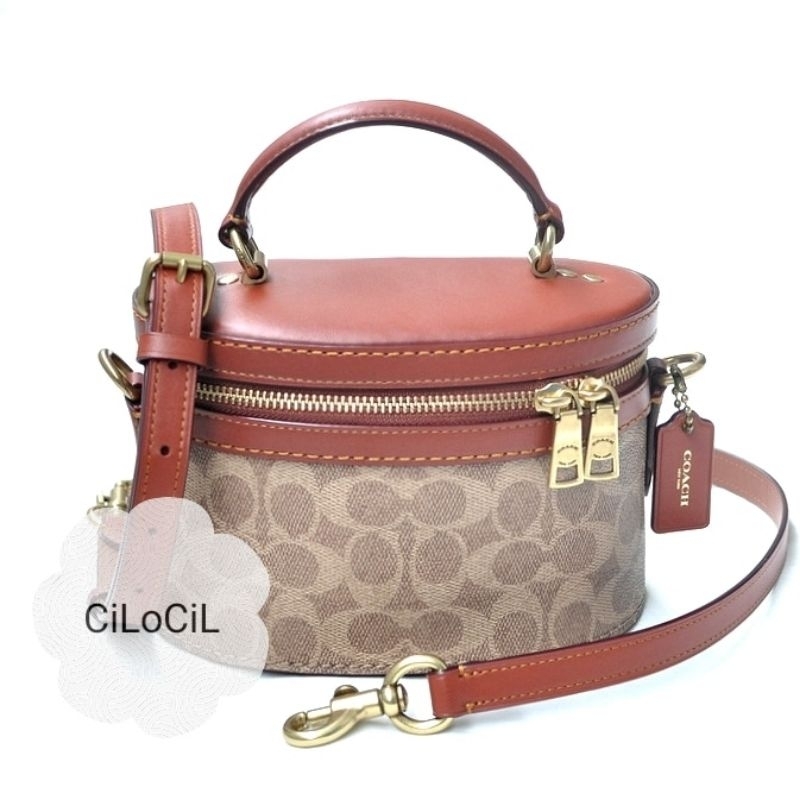 [SOLD] COACH TRAIL TAN RUST - AUTHENTIC ( RETAIL )