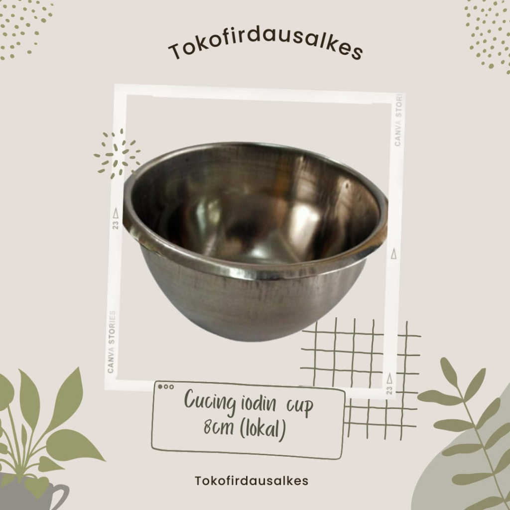 Cucing iodin cup 8cm (magnate)