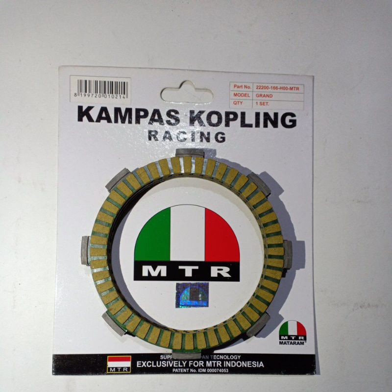Kampas Kopling Racing Grand ori MTR