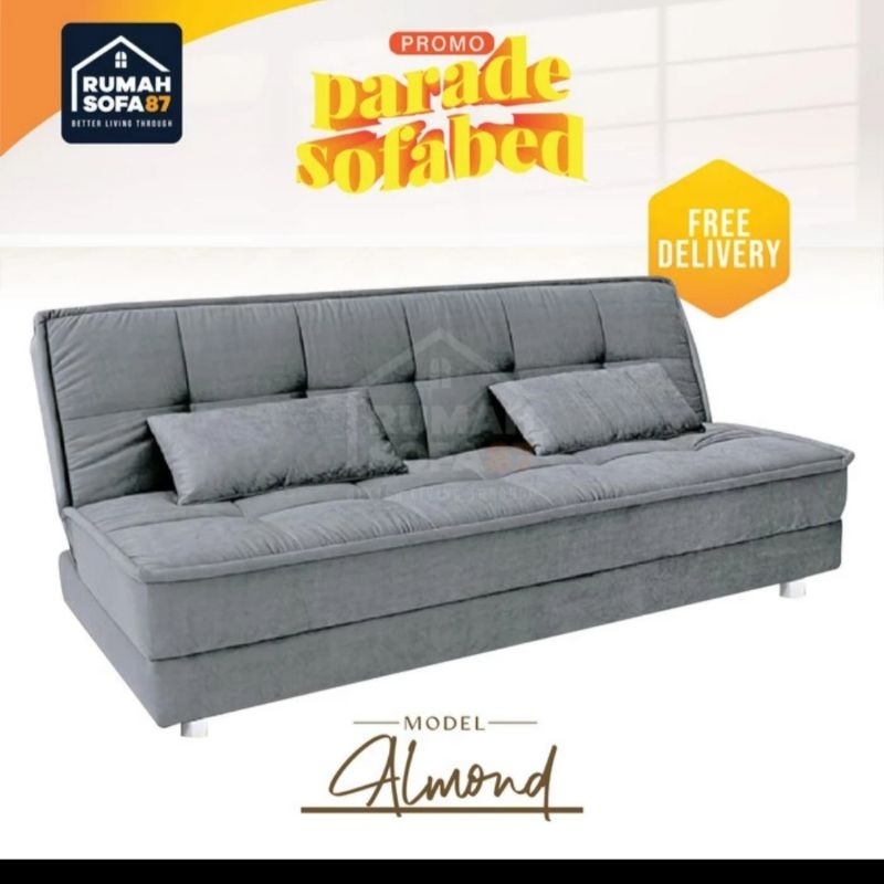 sofabed minimalis//sofabed murah//sofabed terbaru//sofabed almond