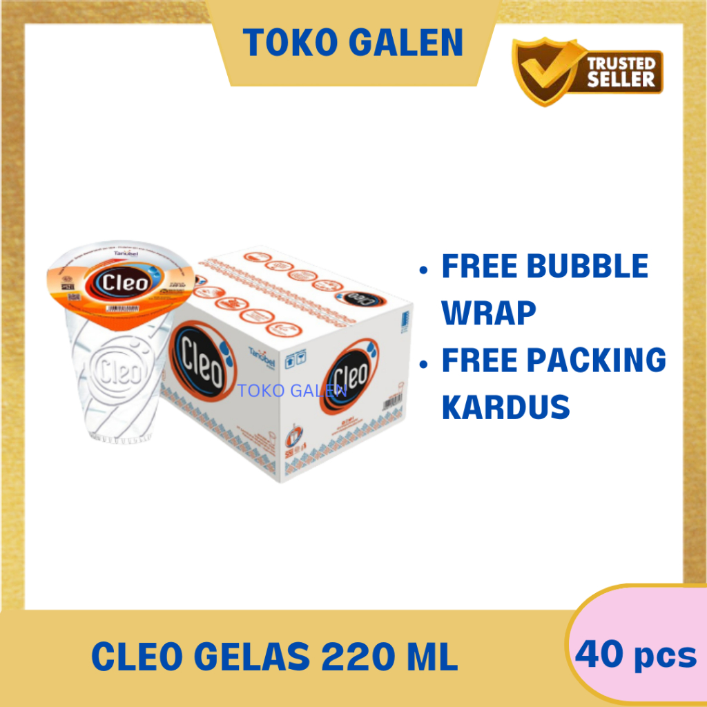 

CLEO GELAS 220 ML (40 PCS)