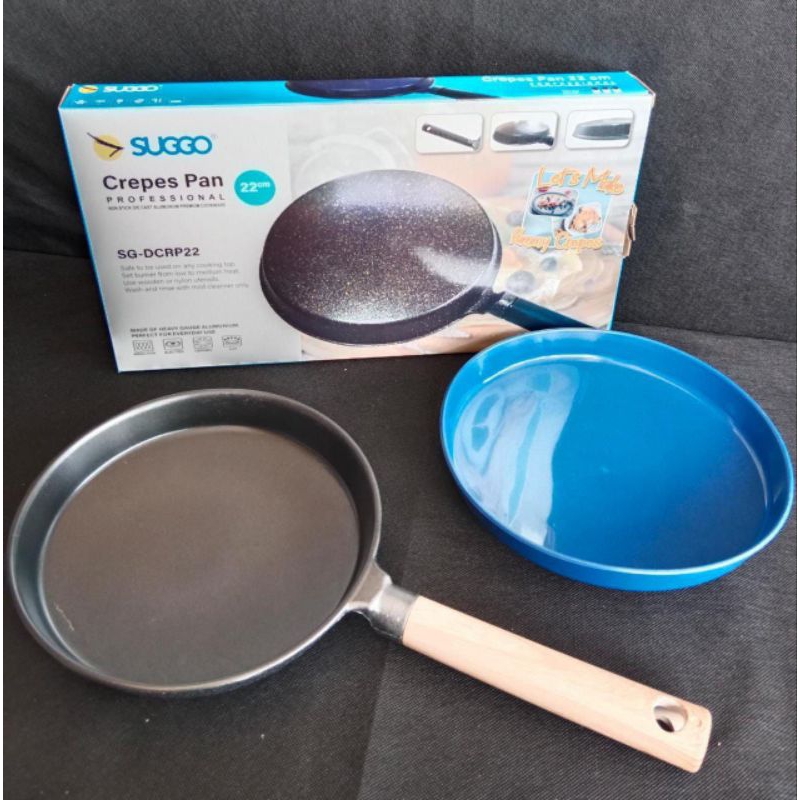 SUGGO CREPES PAN / CREPES MAKER PANCI UNTUK BUAT KULIT MARTABAK LUMPIA TELUR RISOL DLL