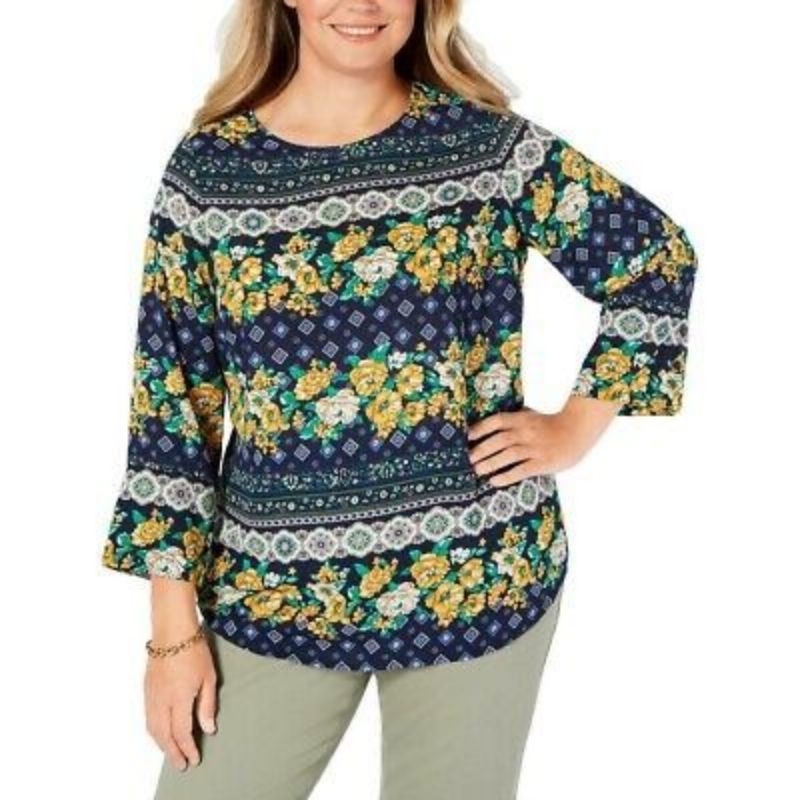 Charter Club Floral Blouse