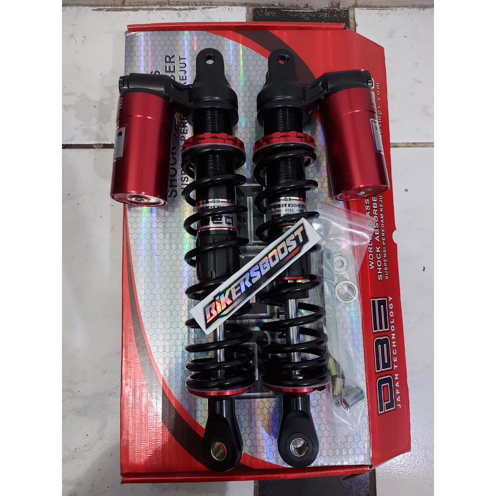 Shockbreaker Shock DBS 722 E series 340mm RED BLACK