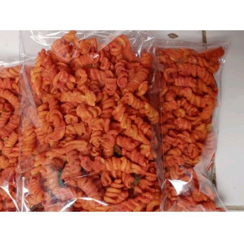 

makaroni spiral balado daun jeruk/Snack kiloan berkualitas