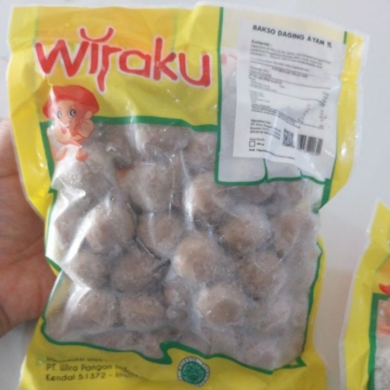 

Bakso Wiraku Ayam 500 Gr