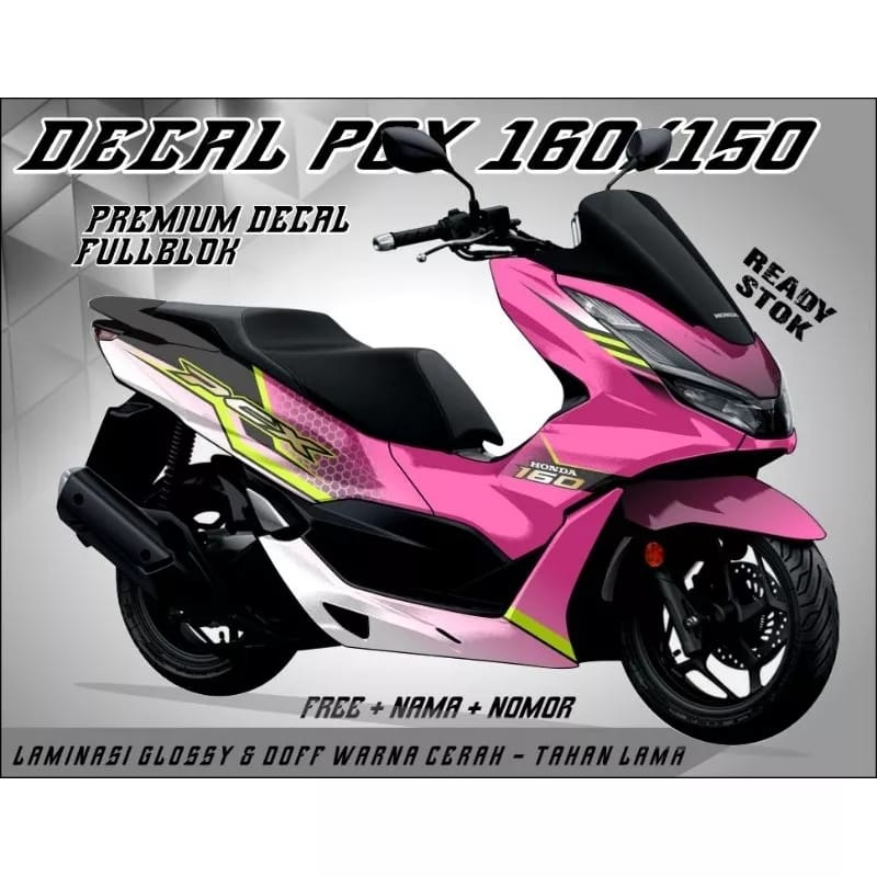decal pcx 160 full body sticker variasi motor honda pcx 160