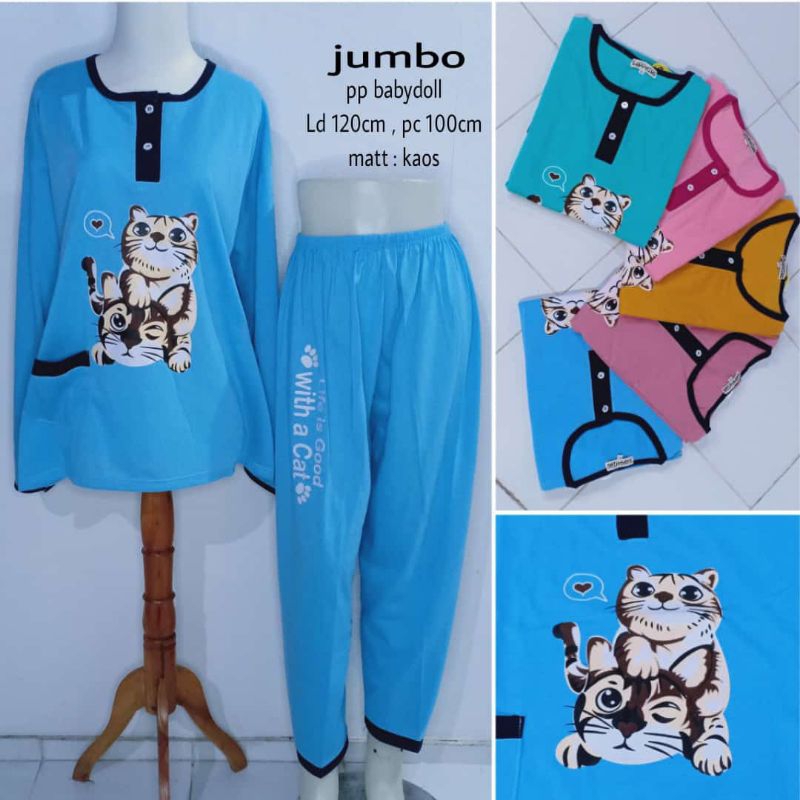 pp babydoll jumbo Sapphire CAT//bisa COD
