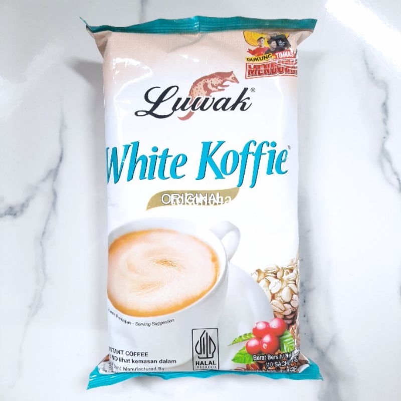 

Luwak white koffie 10 sachet, kopi luwak white 1 renceng