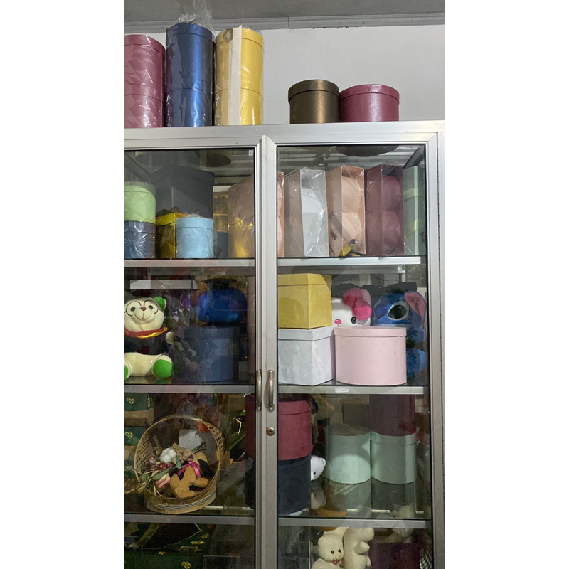 bloom box / box bulat / box kotak / box love buket