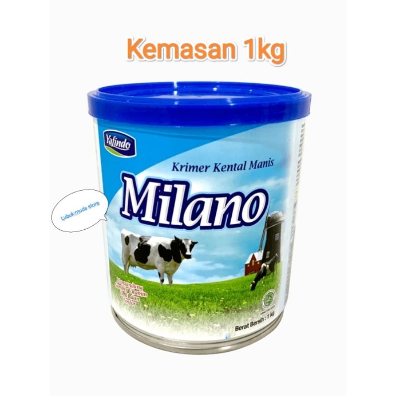 

Susu/krimer kental manis milano 1kg