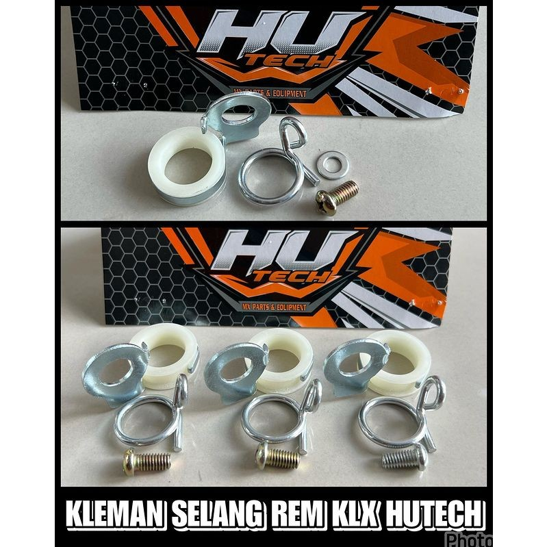 Breket braket Kleman Selang Rem Depan Trail Cross Klx Crf