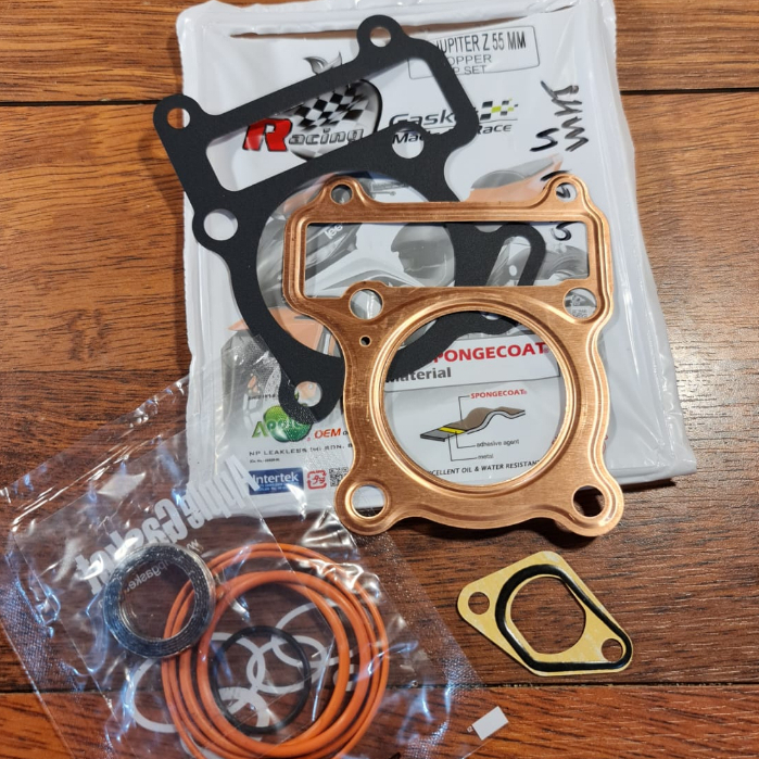 PAKING TEMBAGA TOSPET YAMAHA JUPITER Z/VEGA R BORE UP 55/57/59MM APPLE GASKET