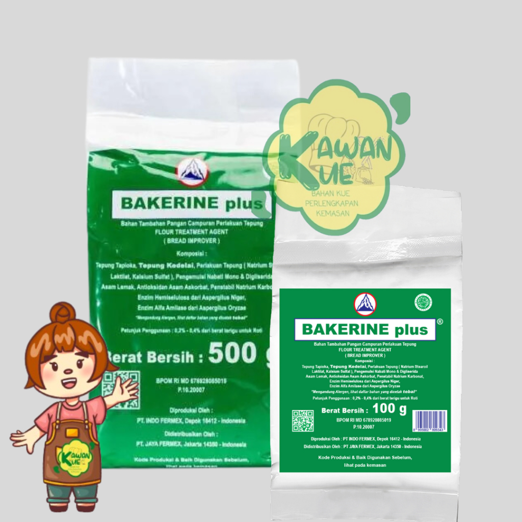 

Bakerine Plus Kemasan 100 gr dan 500 gr