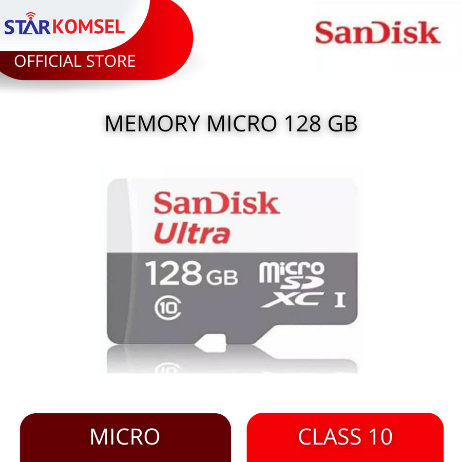 MEMORY MICRO SANDISK ORIGINAL 128 GB (MEMORY HP / MEMORY KAMERA)