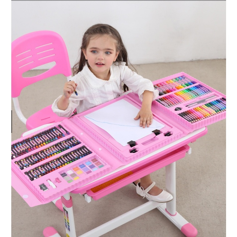 Crayon Set/ Krayon Set Pensil Warna Lengkap Alat Tulis Lukis Menggambar Mewarnai Melukis Anak