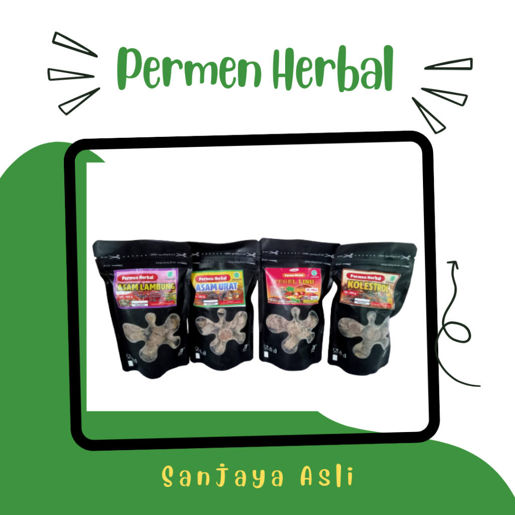

Permen Herbal/Permen Asam Lambung/Kolestrol/Asam Urat/Pegel Linu