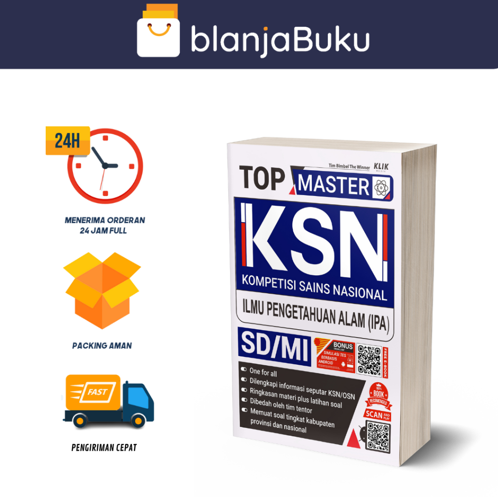 Buku KSN Ipa - Top Master KSN Ipa SD/MI