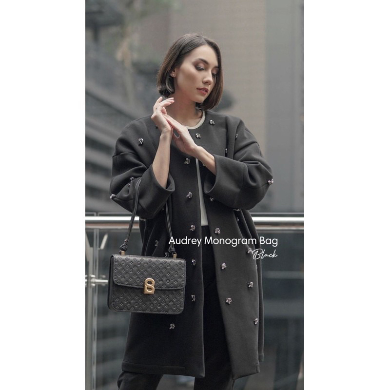 preloved Audrey bag monogram black small