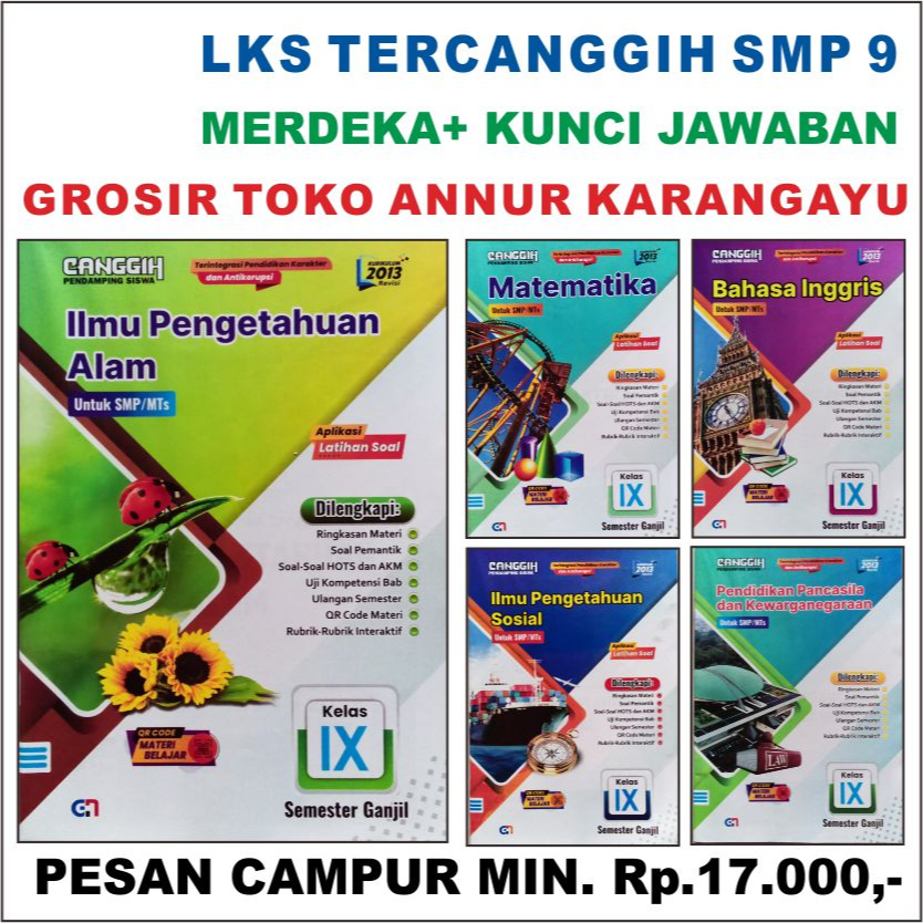 Gooca Lks Grosir 9 SmpTerCanggihGro *Kunci Jawaban Kelas 9 Modul CANGGIH GROSIR K13 Soal Buku Paket 