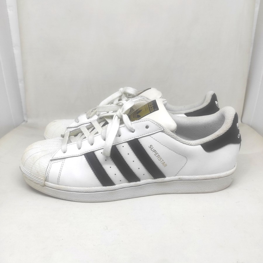 Sepatu Adidas Superstar (White / Black) - No Box