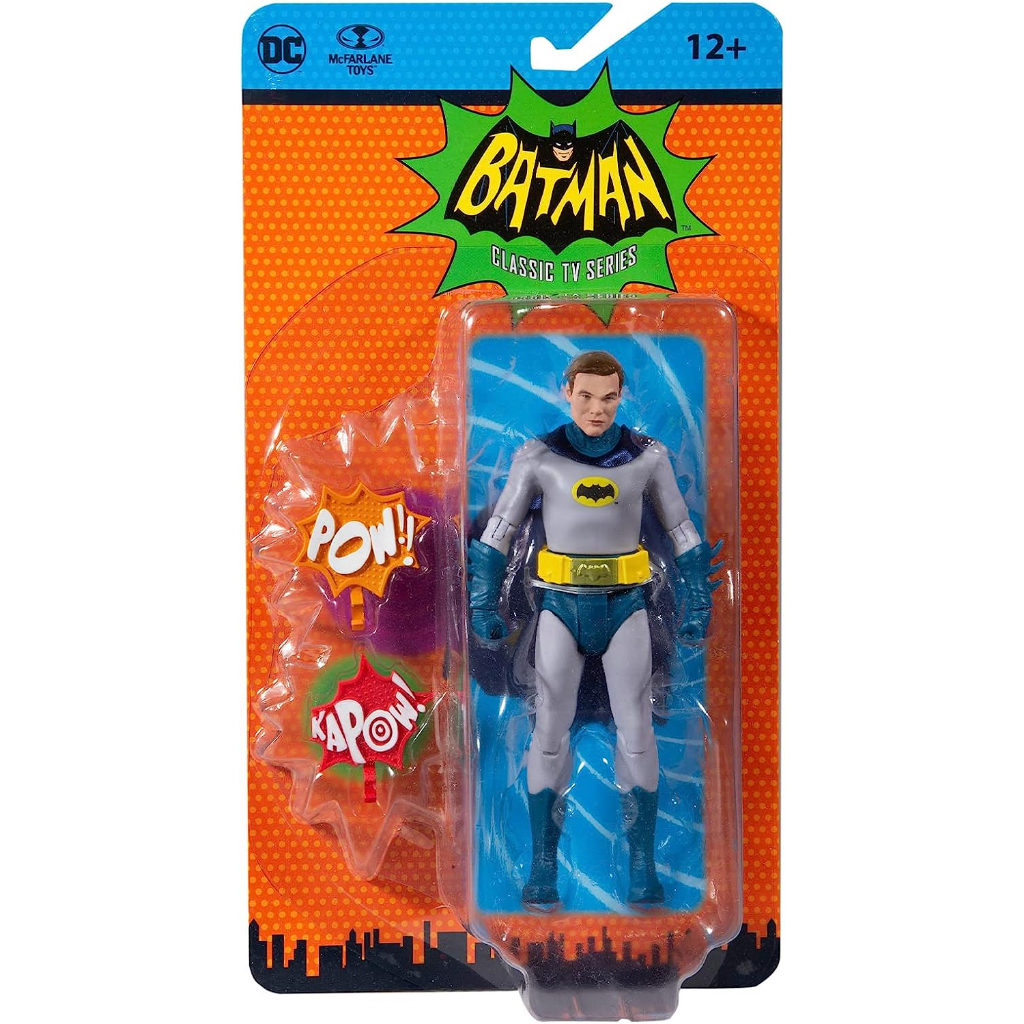 MCFARLANE TOYS RETRO BATMAN ADAM WEST 1966 CLASSIC TV SERIES ORIGINAL