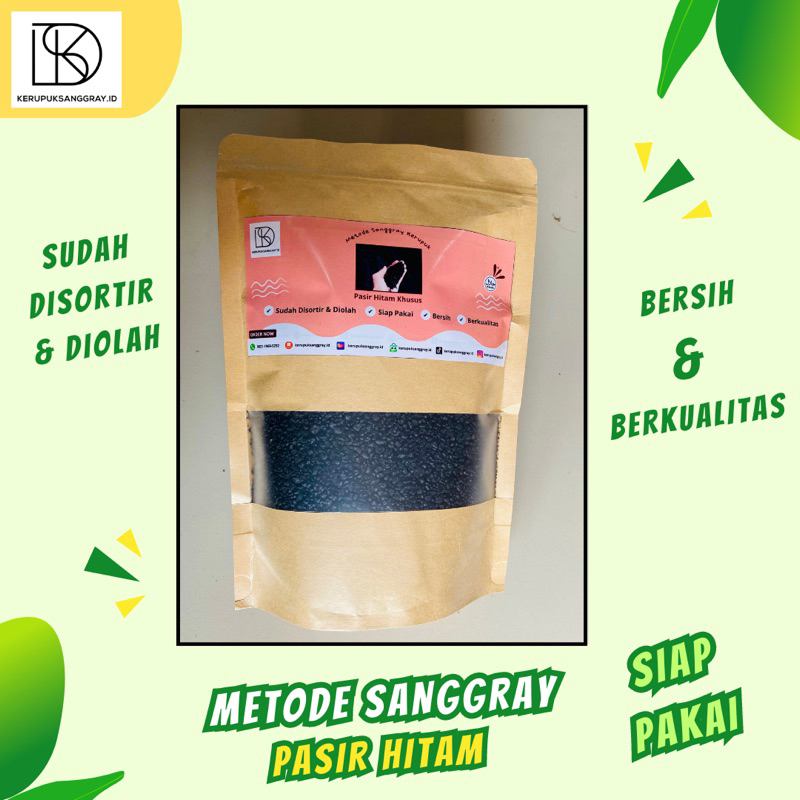 

Pasir Hitam Khusus | Metode Sanggray Kerupuk | Sudah Disortir dan Diolah | Siap Pakai | Bisa COD