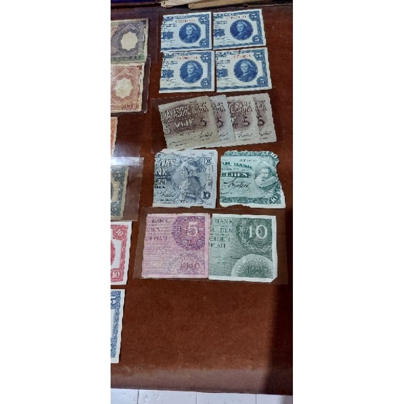 Uang Kertas Jaman Belanda Sanering dan UKI R.I.