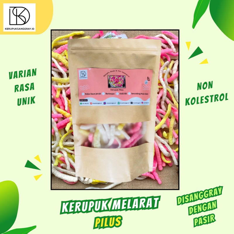 

Kerupuk Melarat Pilus | Varian Rasa Unik | Bisa COD | Kerupuk Sanggray Non Kolestrol