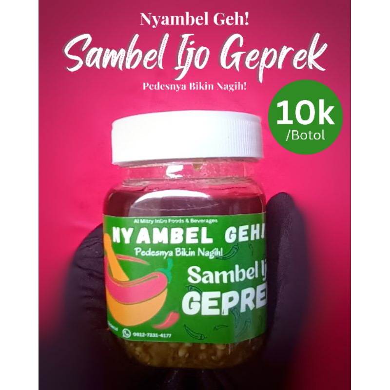 

[Nyambel Geh!] Sambel Ijo Geprek