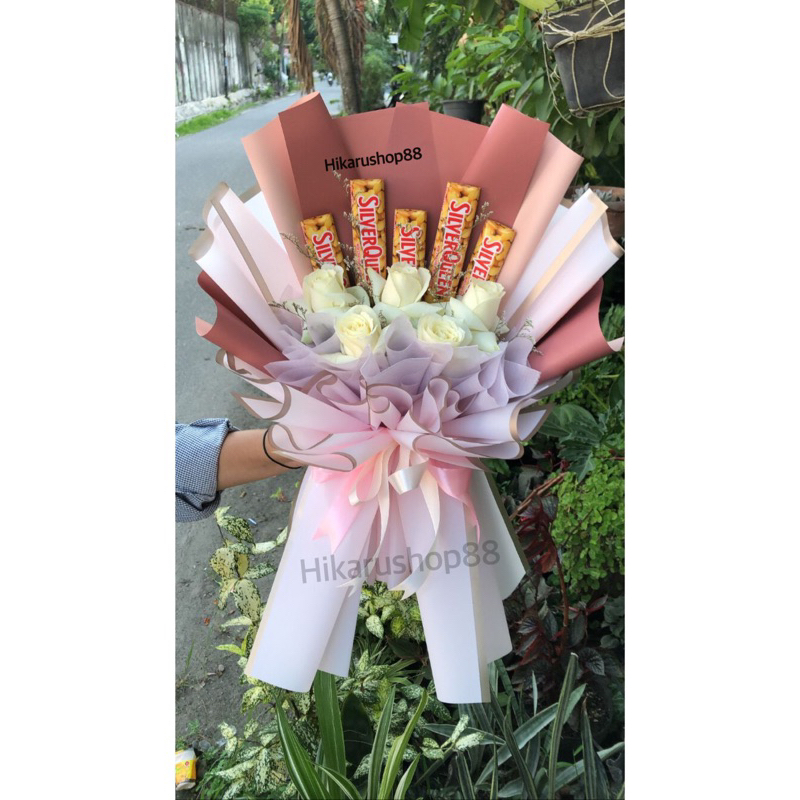 Buket Coklat Silverqueen Buket Wisuda Buket Valentine Buket Hari Ibu Kado Ulang Tahun Kado Valentine