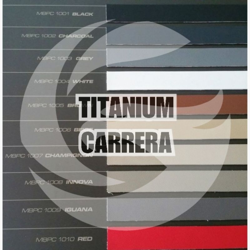 Material bahan dasar sarung jok mobil titanium MBTECH CARRERA (100% original)