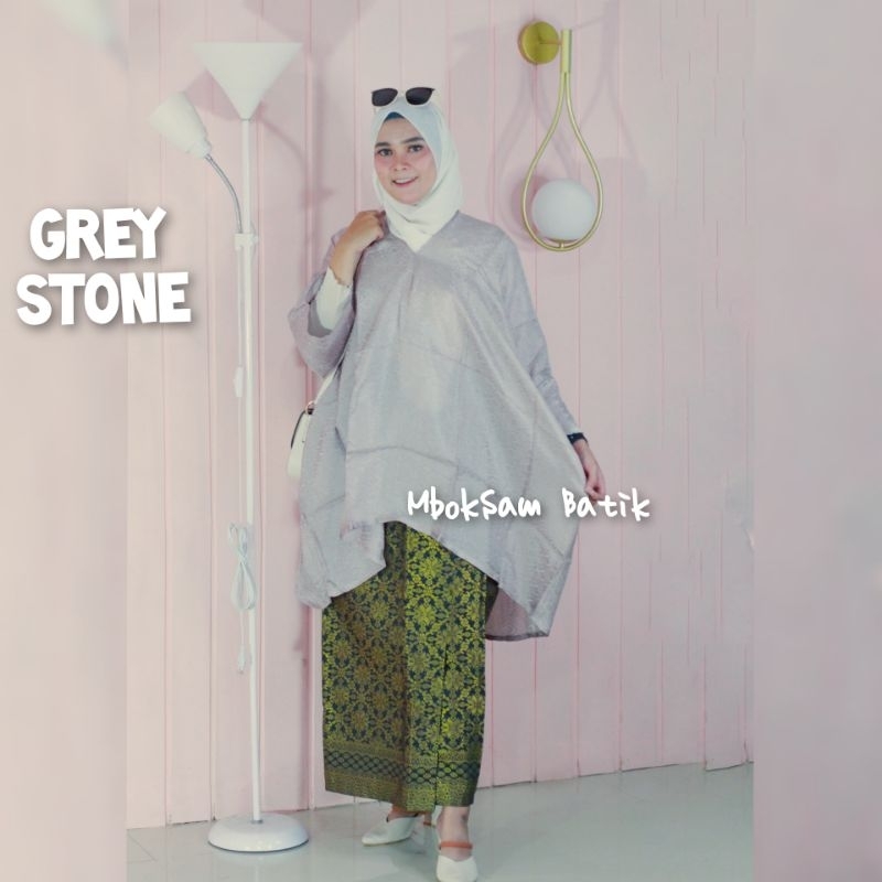 TUNIK SHIREN ( HANYA ATASAN ) BY MBOKSAM BATIK BAHAN VISCOSE / TUNIK BATIK ANDIN | KAFTAN TUNIK ARUN