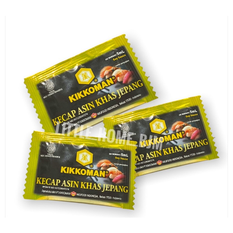 

Kikkoman Kecap Asin Khas Jepang Sachet 5 ml Shoyu Halal Soy Saucejessicawhite245