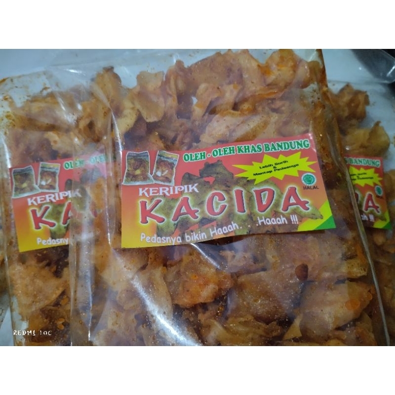 

Keripik Singkong Pedas asin gurih kacida