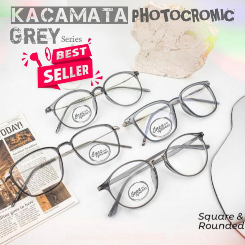 Kacamata Minus Photocromic Pria/wanita | Frame Kacamata Blueray pria/wanita | Frame Kacamata Minus A