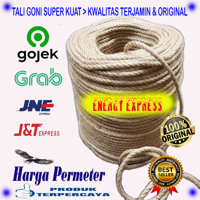 

Tali goni_tali tambang garukan kucing ukuran 8mm,10mm,12mm,14mm,16mm,18mm,20mm,22mm,24mm
