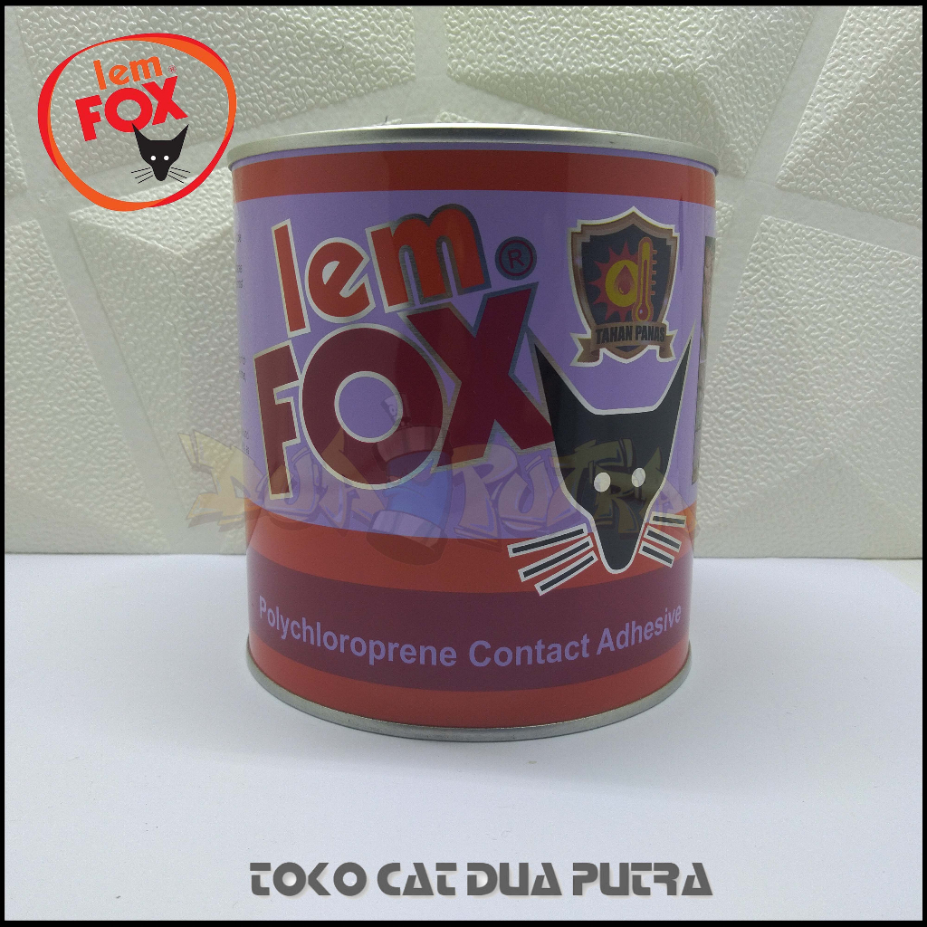 

Lem Perekat Serbaguna Fox Merah Kaleng 600 Gram