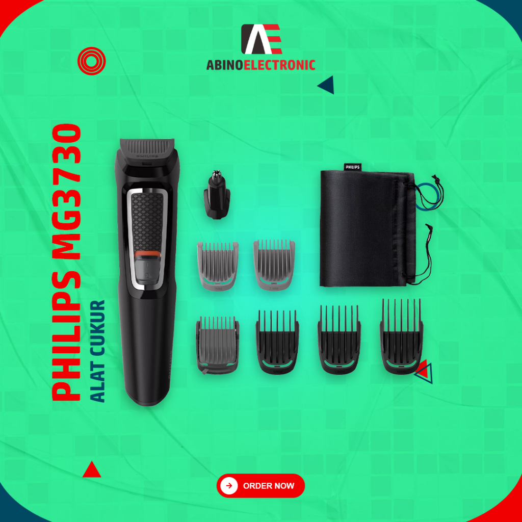 Mesin Cukur Philips MG3730 Alat Pencukur Elektrik Rambut Kumis Jenggot